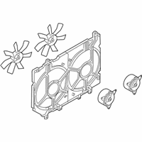OEM Infiniti Q45 Motor & Fan Assy-With Shroud - 21481-AR71A