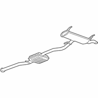 OEM GMC Terrain Muffler - 84364859