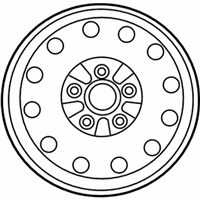 OEM 2004 Lincoln Town Car Spare Wheel - 3W1Z-1007-EA