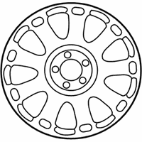 OEM Lincoln Town Car Alloy Wheels - 3W1Z1007DA