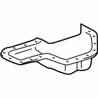 OEM 1999 Toyota Land Cruiser Lower Oil Pan - 12102-50090