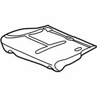 OEM 2005 Honda CR-V Pad Assembly, Right Rear Seat Cushion - 82132-S9A-J01