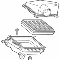 OEM 2018 Lexus LX570 Cleaner Assembly, Air W - 17700-38183