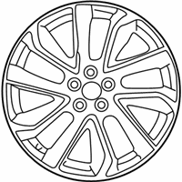 OEM 2020 Toyota Corolla Wheel, Alloy - 42611-02Q71
