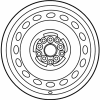OEM 2020 Toyota Corolla Wheel, Spare - 42611-02Q80