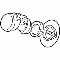 OEM 2001 Ford Focus Clutch Master And Slave Cylinder Assembly - YS4Z2004BB