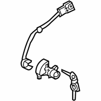 OEM 2006 Hyundai Tucson Front Door Lock Assembly, Right - 81980-2EA10