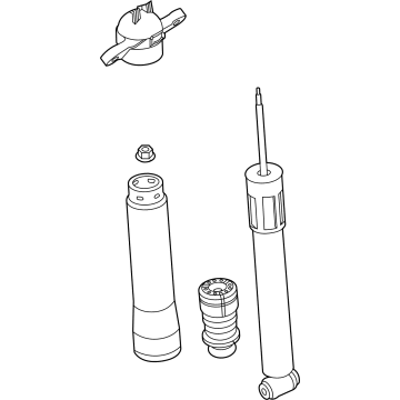 OEM 2022 Ford Bronco Sport SHOCK ABSORBER ASY - LX6Z-18125-AC