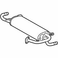 OEM Toyota Venza Muffler - 17430-0P170