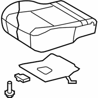 OEM Toyota Matrix Cushion Assembly - 71002-02Q80-B0