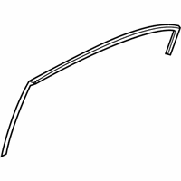 OEM 2016 Kia Cadenza WEATHERSTRIP Assembly-Rear Door Upper - 831503R050