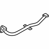 OEM 1999 Nissan Frontier Front Pipe - 20015-7B415