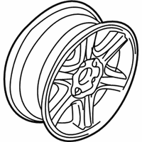 OEM 2003 BMW M5 Light Alloy Rim - 36-11-1-093-536