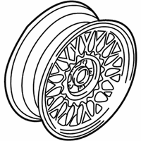 OEM 1998 BMW 528i Light Alloy Rim - 36-11-1-092-336