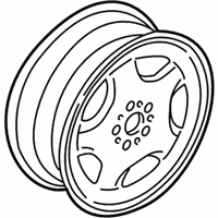 OEM 1998 BMW 528i Light Alloy Rim - 36-11-1-093-524