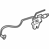 OEM Hyundai Elantra Cable Assembly-Trunk Lid Inside Handle - 81222-2D000