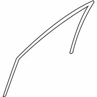 OEM 2022 Nissan Leaf Glass Run Rubber-Front Door, RH - 80330-5SF0A