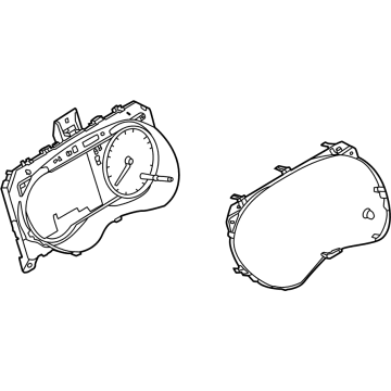 OEM 2022 Nissan Versa COMBINATION METER ASSY-INSTRUMENT - 24810-6EL0A