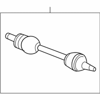 OEM 2008 Saturn Sky Rear Wheel Drive Shaft Assembly - 15919079