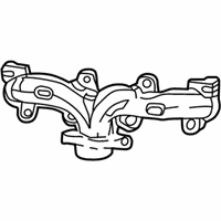 OEM 2001 Jeep Grand Cherokee Exhaust Manifold - 53030934AB