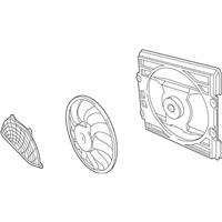 OEM 1997 BMW 740iL Pusher Fan - 64-54-8-380-774