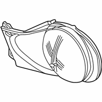 OEM BMW 525i Cover, Fog Lamp, Left - 63-17-6-906-427