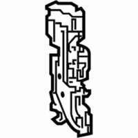 OEM 2022 Lexus LC500h Air Conditioner Radiator Damper Servo Sub Assembly, No.4 - 87106-11020