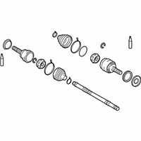 OEM Infiniti M37 Drive SHFT REARRH - 39600-1MA0A