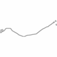 OEM 2020 BMW Z4 TRANSMISSION OIL COOLER LINE - 17-22-8-654-898