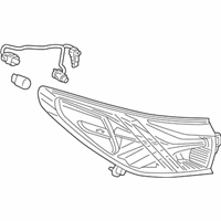 OEM 2022 Chevrolet Blazer Tail Lamp - 84587611