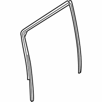 OEM 2006 Nissan Pathfinder Glass Run-Rear Door Window R - 82330-EA50B