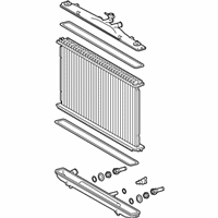 OEM 2012 Toyota Sienna Radiator - 16041-0P270