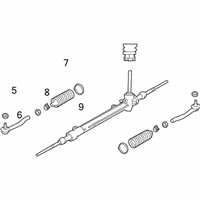 OEM 2017 Nissan Leaf Gear & Linkage - 48001-3NF1A
