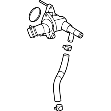 OEM 2022 Hyundai Kona FITTING ASSY-WATER INLET - 25620-2J101