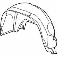 OEM Saturn Wheelhouse Liner - 25858926