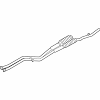 OEM BMW 528i Exhaust Pipe - 18-30-7-590-565