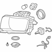 OEM 2012 Chevrolet Camaro Composite Headlamp - 22959919