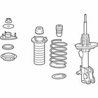 OEM 2013 Acura MDX Shock Absorber Assembly, Right Front - 51601-STX-A06