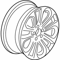 OEM 2017 Honda Accord Disk, Aluminum Wheel (17X7) (1/2J) (Hitachi) - 42700-T3W-A91