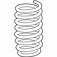 OEM 2015 BMW 435i Gran Coupe Rear Coil Spring - 33-53-6-851-931