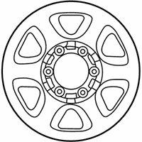 OEM 2000 Toyota Tacoma Wheel, Steel - 42601-35721