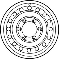 OEM 2000 Toyota 4Runner Wheel, Spare - 42601-35751