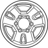OEM 1997 Toyota 4Runner Wheel, Alloy - 42611-35140