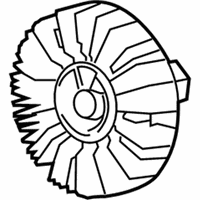 OEM 2011 GMC Sierra 2500 HD Fan Clutch - 84568307