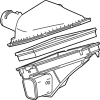 OEM 2014 Cadillac CTS Air Cleaner Assembly - 20857929