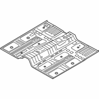 OEM 2018 Hyundai Santa Fe Sport Panel-Center Floor - 65111-4Z000