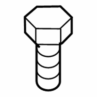 OEM Chrysler Pacifica Screw-HEXAGON FLANGE Head - 6506032AA