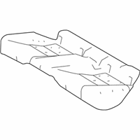 OEM 2015 Lexus IS350 Pad Sub-Assembly, Rear Seat - 71503-53060