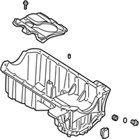 OEM 2005 Kia Rio Pan Assembly-Oil - 0K30C10400A