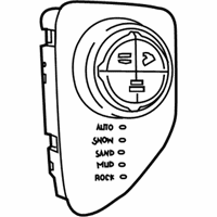 OEM 2017 Jeep Compass Switch-Transfer Case - 5VD28LXHAB